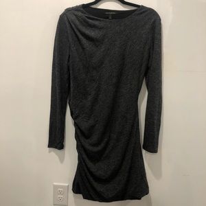 Banana Republic Long Sleeve Ruched Dress Petite L